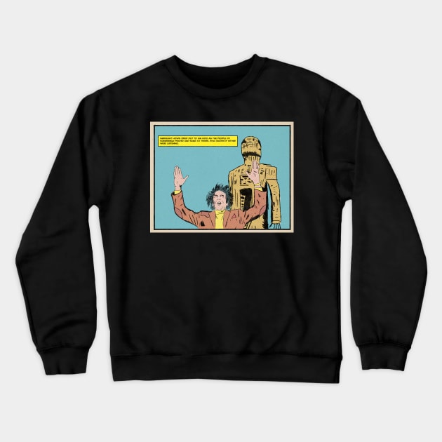 An Appointment With The Wicker Man Crewneck Sweatshirt by YesElliott